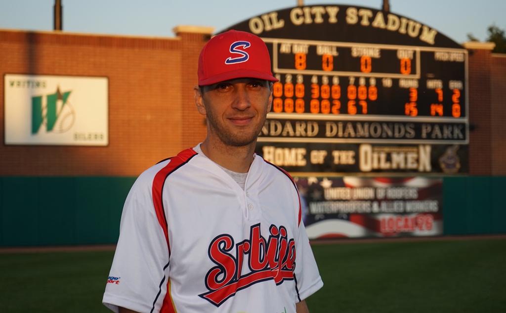 Serbian Baseball nacional team Srpski beizbol nacionalni tim u Americi. beizbol utakmca Srbija Oilmen Serbia Oilmen USA Srpska Televizija Cikago Serbian Television USA