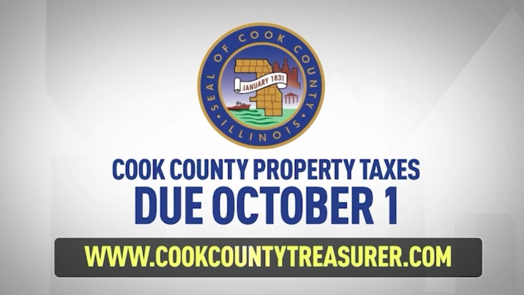 COOK COUNTY PROPERTY TAX DUE OCOTOBER 1 ROK ZA PLAĆANJE POREZA NA